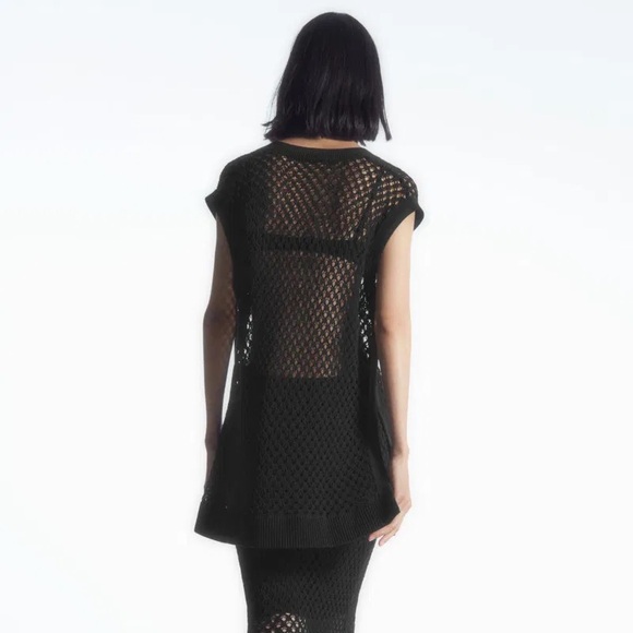 COS Open Knit Tank Top & Asymmetrical Skirt SET sz L - Picture 2 of 13
